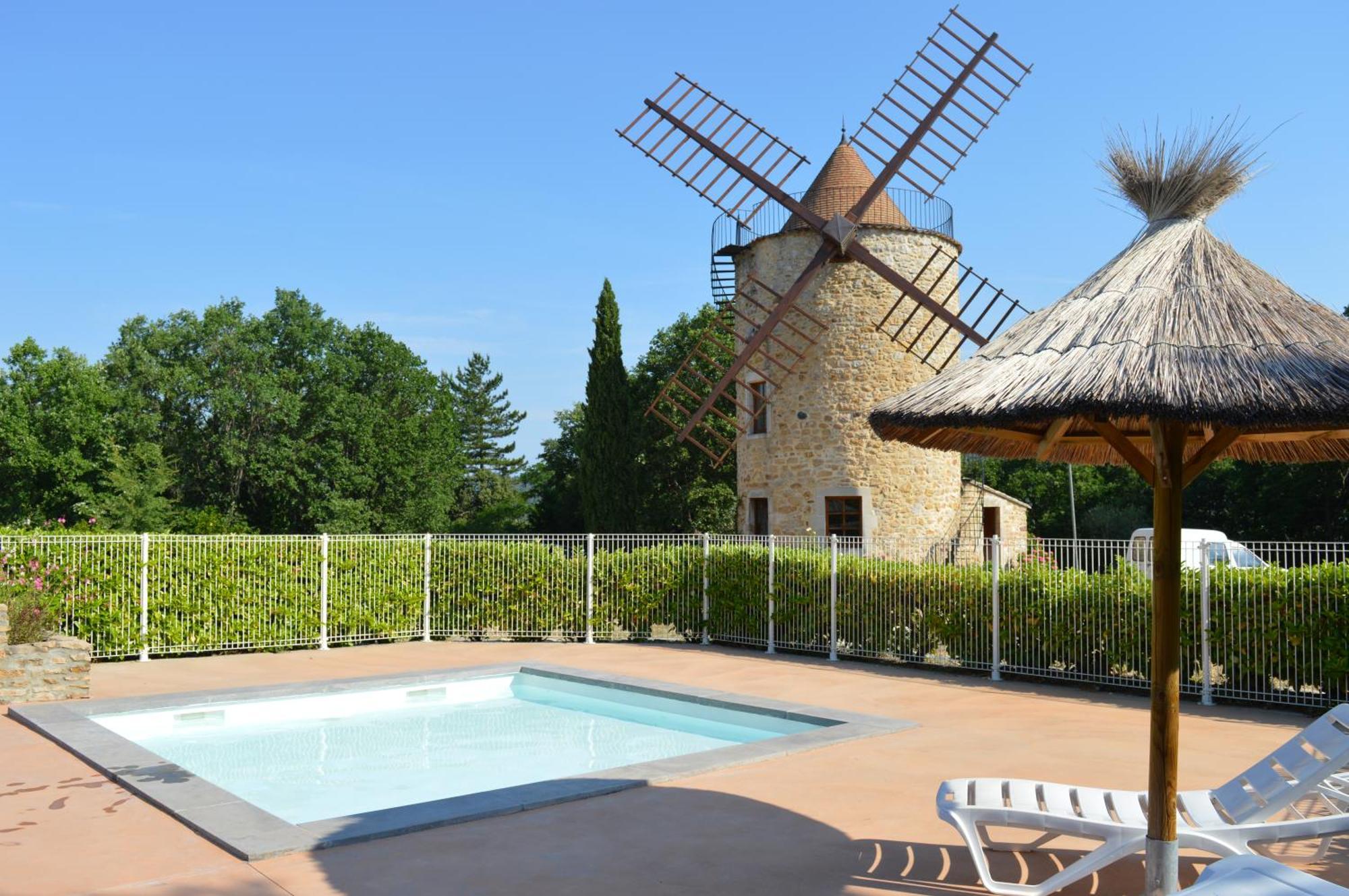 Le Moulin Villa Vallon-Pont-dʼArc Exteriör bild